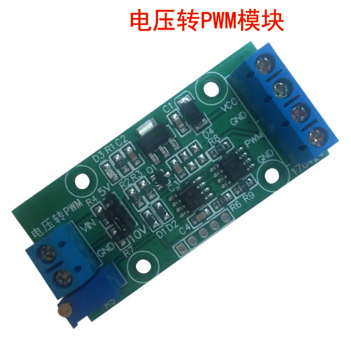 

Voltage to PWM Module 0-5V/0-10V to 0-100! % Voltage to PWM Module