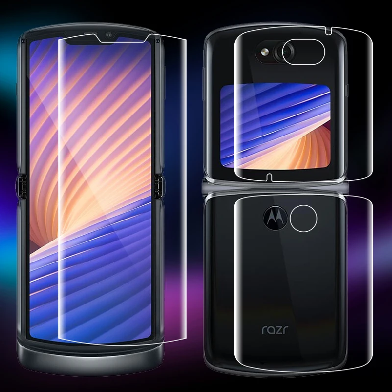 For Motorola Razr 2019 Razr 5G 2020 Clear TPU Matte Anti