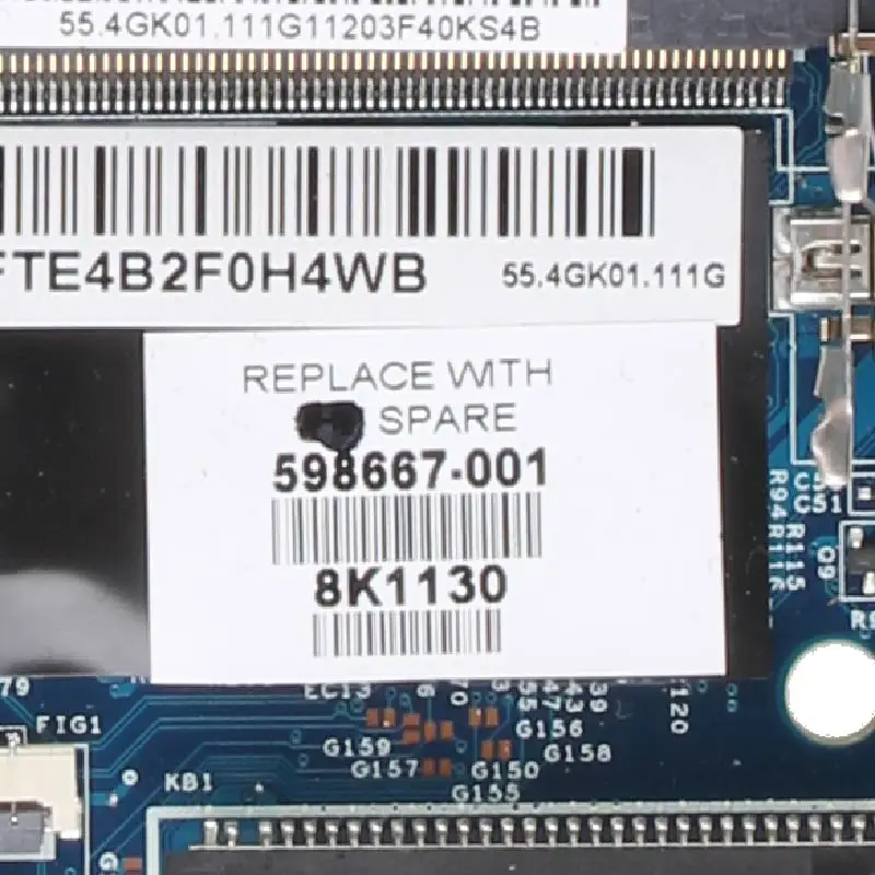 Parpailiang-placa-mãe para Laptop hp Probook 4520s Placa Principal Retrovisora Hm57 Ddr3 Placa-mãe para notebook - Imagem 4