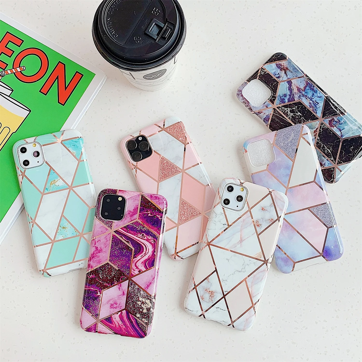 Чехол LISCN с мраморным покрытием для iphone 11 Pro Max 7 XR чехол для iphone X XS Max 8 7 6 6S Plus чехол для телефона силиконовый мягкий чехол