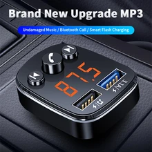 Car Bluetooth 5.0 MP3 Player Wireless Handsfree Aux Audio Receiver Auto FM Modulator 3.1A Fast Charger Car Kit FM Transmitter