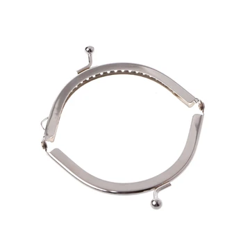 

1PC Metal Coin Purse Bag DIY Craft Frame Kiss Clasp Lock Accessories 8.5cm