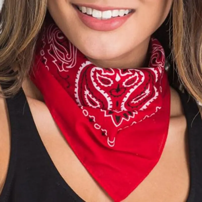 

Hip Hop Outdoor Sports Headscarf Printed Kerchief Neck Beautiful Scarf Shawlsweat-absorbing Riding kerchief Multicolor