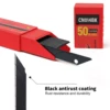 FOSHIO 30/60 Degree Snap Off Replacement Blade 9mm Car Wrap Vinyl Paper Cutter Utility Knife DIY Razor Cutting Tool Carbon Steel 2