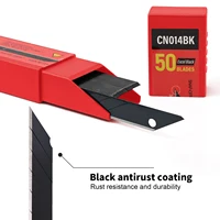 FOSHIO 30/60 Degree Snap Off Replacement Blade 9mm Car Wrap Vinyl Paper Cutter Utility Knife DIY Razor Cutting Tool Carbon Steel 2