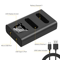 EN-EL23 LED Dual Battery Charger For Nikon COOLPIX B700 P900s P900 P610s P610 P600 S810c Camera Replace MH-67P MH-67PCH - Image 5