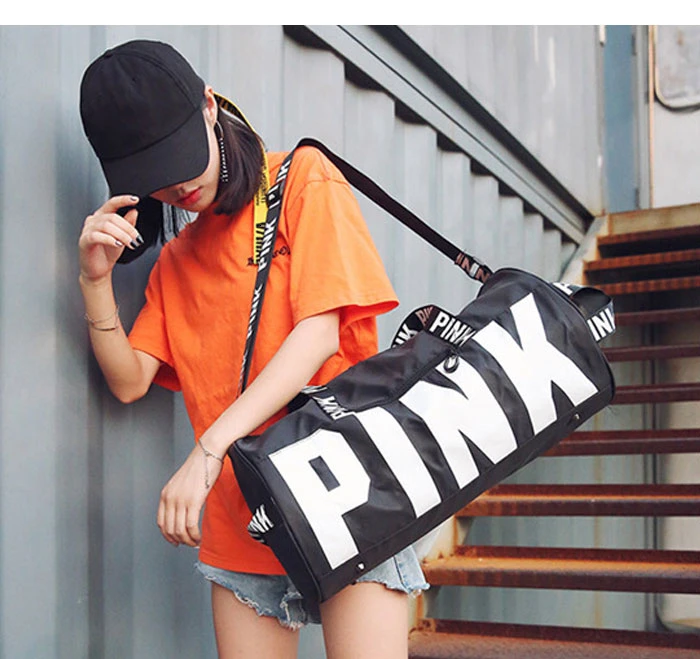 New Fashion Travel Bag Luggage Cubes Travelling Shoulder Bags Nylon Pink Man Sport Bag For Gym Women Large Travel Bag Organizer