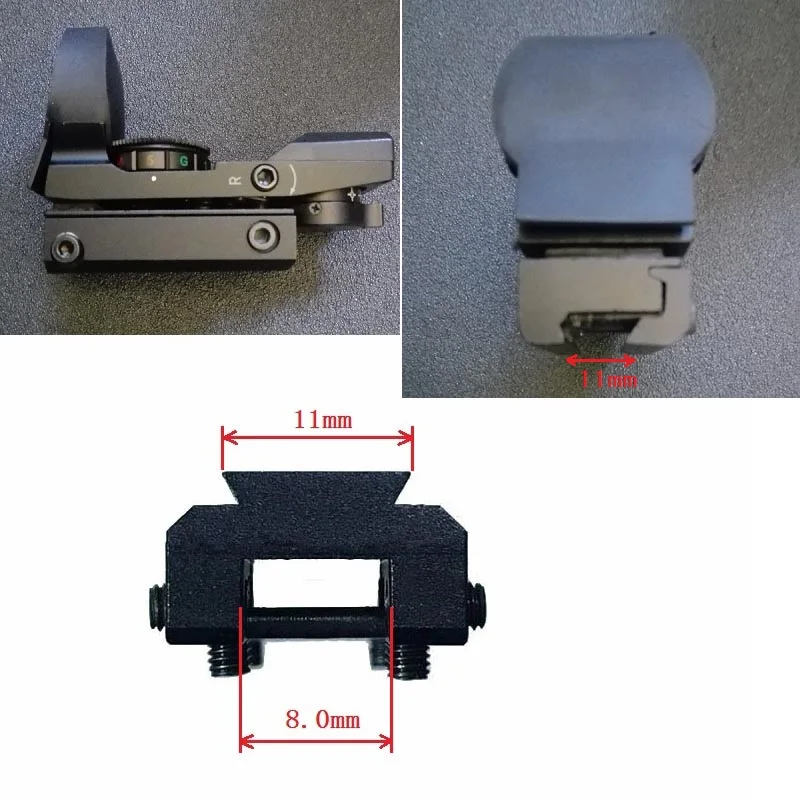 Tactiacal Dot крепление ZH 27 / MP 153 155 233 TOZ 120 MTs21 12 84 вентилируемые ребра Железнодорожный 11
