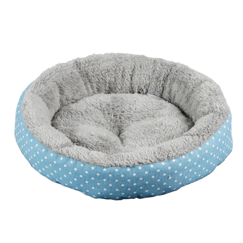 Super Soft Dog Bed Washable long plush Donut Deep Sleep Dogs House Mats Sofa For Chihuahua Doggy Basket Cushion Pet Nest - Цвет: L