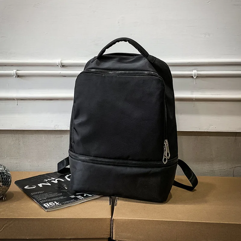 

Men's Korean-style Casual Nylon Backpack Computer Bag Simple Large Capacity Oxford Cloth Student Work Bag