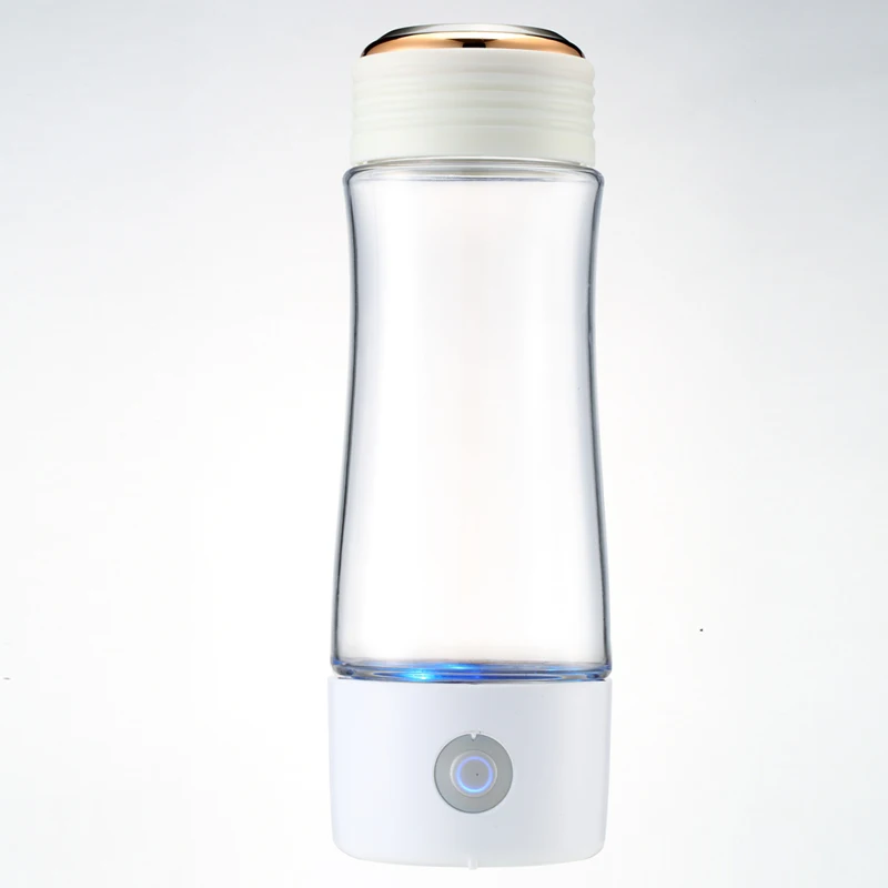 Чистый H2 Max 3300ppb водородный водонагреватель с SPE& PEM двойной камерой технологии высокой концентрации водорода бутылки воды - Цвет: Белый