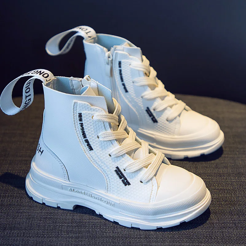 Ботинки Martens детские осенне-зимние кожаные теплые | Мать и ребенок
