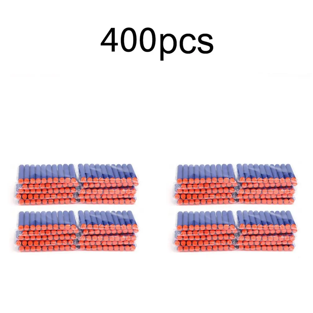 

400PCS Safe Foam Bullet EVA Soft Bullet Solid Bullet Darts For Nerf N-Strike Elite Series Blasters for Toy Gun