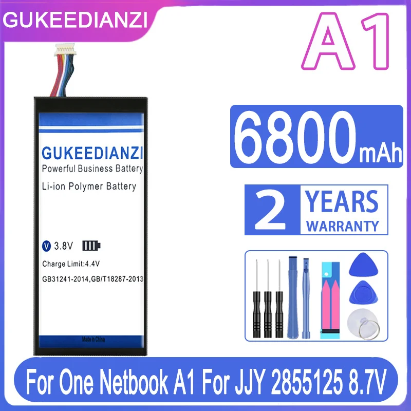 GUKEEDIANZI Replacement Battery 6800mAh For One Netbook A1 JJY 2855125 8.7V | Мобильные телефоны и аксессуары