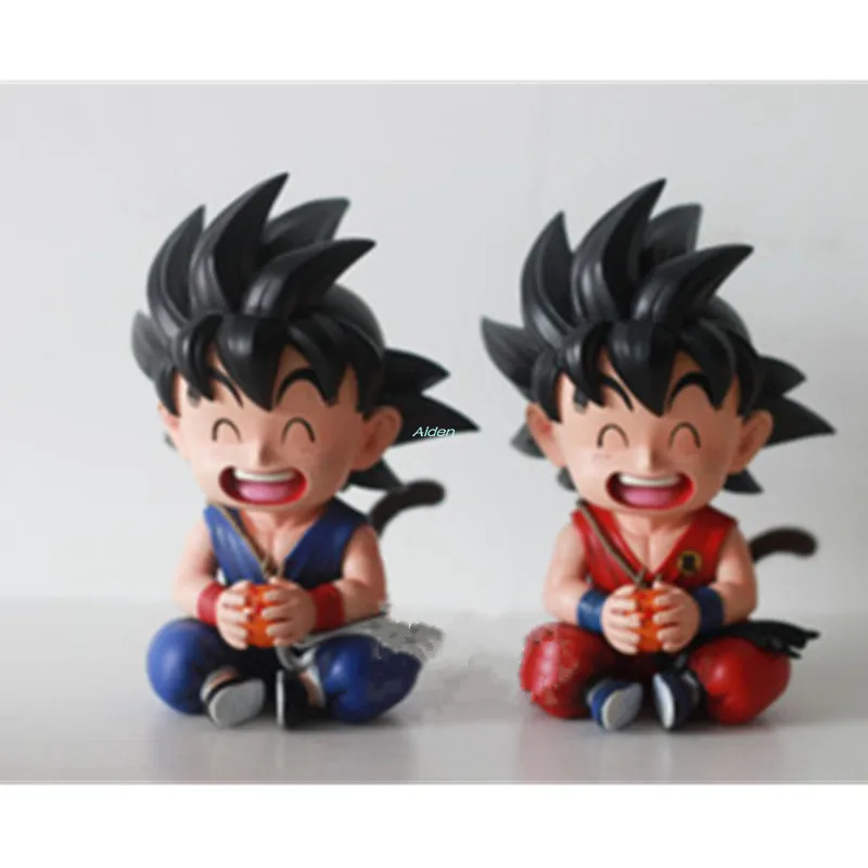 9 "Статуя Dragon Ball Z бюст Супер Saiyan Son Goku Boyhood сидящий позиционный Somersault облако GK экшн-модель игрушечная коробка 22 см Z2791
