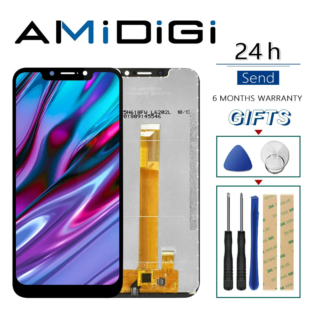 6 18 ''черный для Leagoo M11 ЖК-дисплей + кодирующий преобразователь сенсорного
