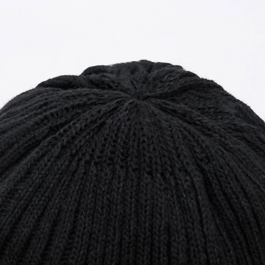 Мужская Теплая Шапка-бини, зимняя утолщенная шапка и шарф, вязанная ветрозащитная шапка из двух частей, весна-осень, новая простая модная повседневная шапка