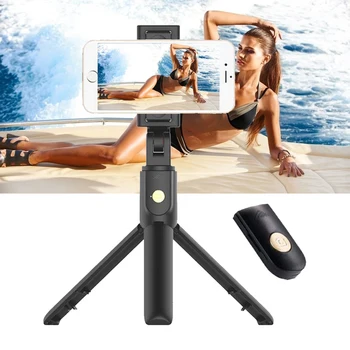 

New Outdoor Wireless Bluetooth Selfie Stick Remote Control Mini Tripod Extendable Monopod Universal For IOS Android Mobile Phone
