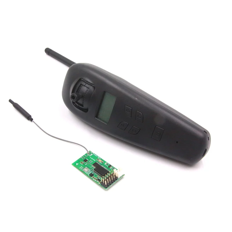 

2.4GHz single hand operation mini remote control 6CH transmitter with LCD display receiver autocruise for RC e-foil boats