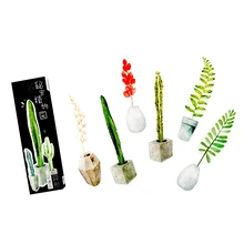 30 шт./партия, милые растения в горшке, Подарочные закладки, маркер, канцелярские товары, подарок, реалистичные кавайные Мультяшные закладки для офиса, школьные принадлежности