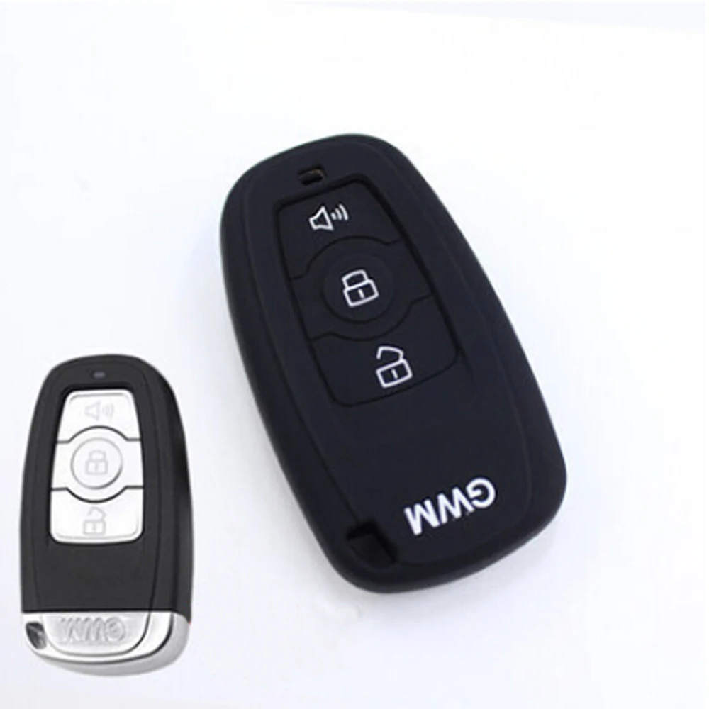 Silicone Car Key Cover Case For HAVAL all Model H3 H5 H6 H7 H8 H9 H8 M4 SC C30 C50 WEY key case key case cover car key shell