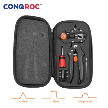 

210mm 8-inch Garden Fruit Tree Grafting Scissor Set Grafting Cutter Kit Garden Tool U V Omega 3 Blades with Tool Bag