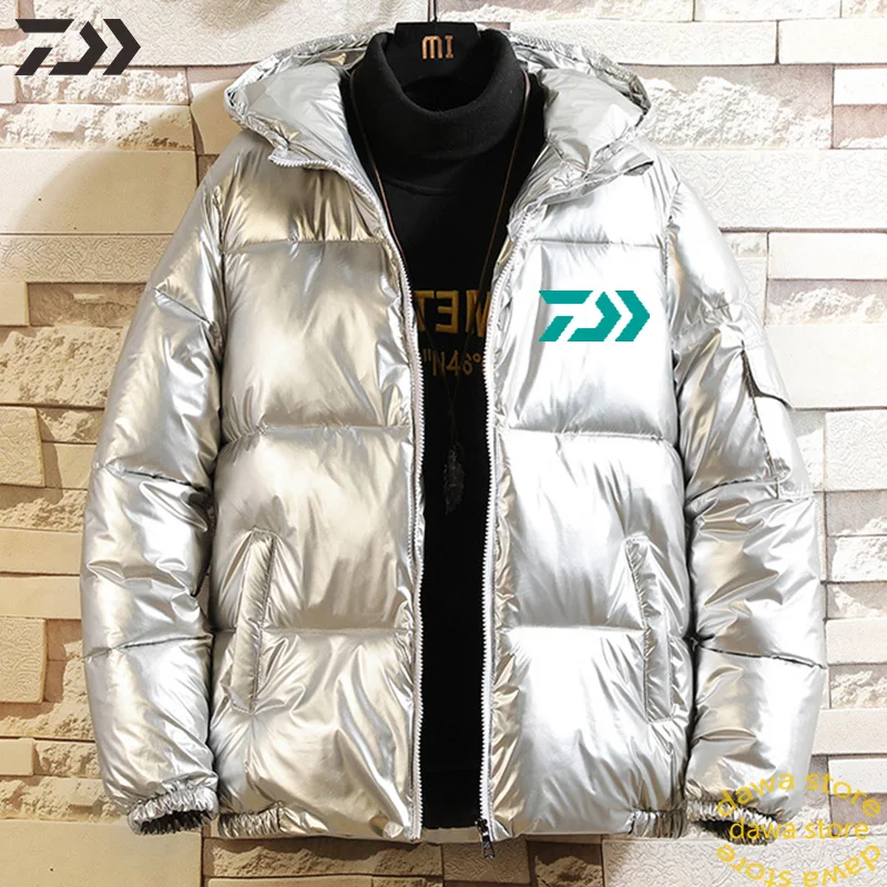 

Daiwa Waterproof Thermal Unisex Fishing Jacket Autumn Winter Men Fishin Clothes Solid Thick Cotton Windproof Fish Clothing