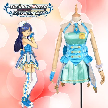 

Anime! The Idolm@ster: Platinum Stars amami haruka kisaragi chihaya Lovely Uniform Cosplay Costume Halloween NEW Free Shipping