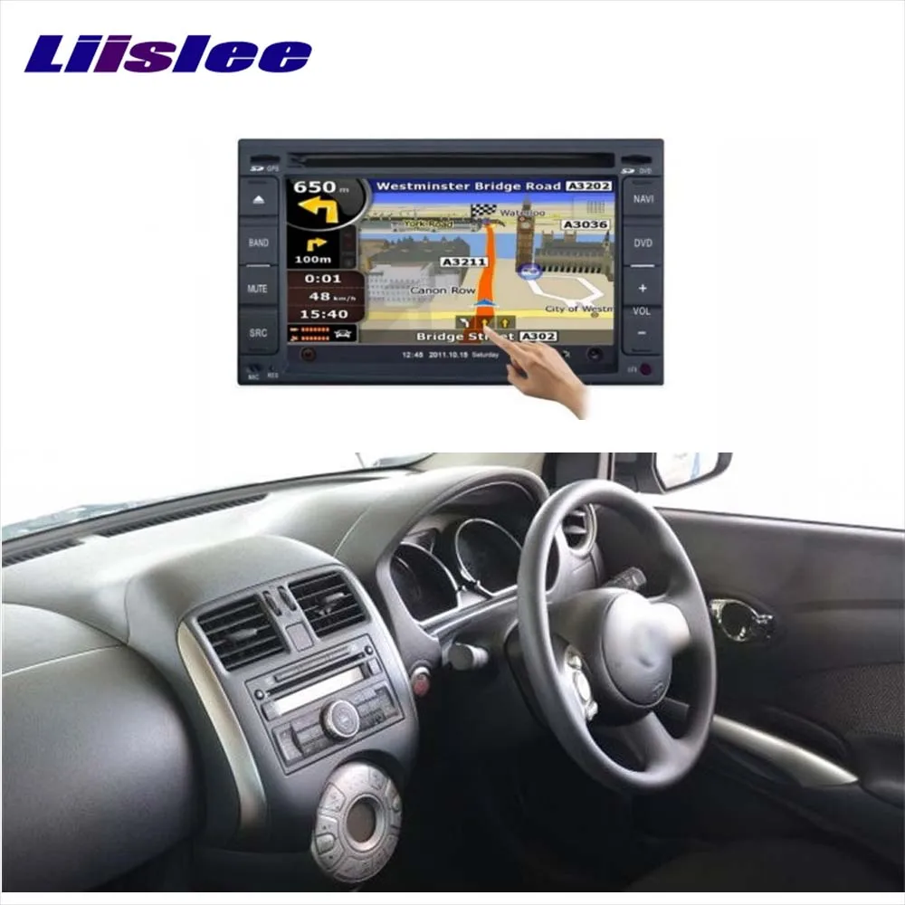 Per Nissan Almera 2011 ~ 2013 Lettore Dvd Per Auto Mappa Gps Navigazione Navi Radio Stereo Ipod Bt Schermo Hd Sistema Multimediale