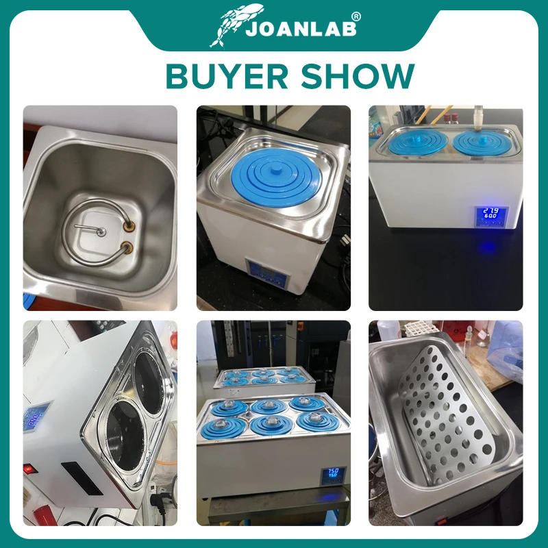 Лабораторная ванна для воды JOANLAB с постоянной температурой ЖК цифровой дисплей