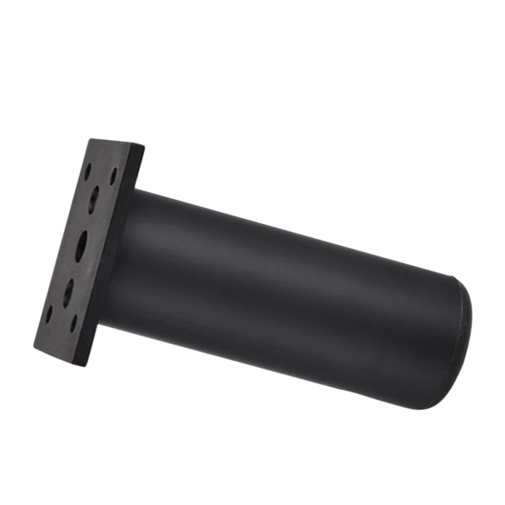 Black Round Alumini Легко установить металлические ножки для мебели современные ножки для столов диван - Цвет: Black Round Alumini