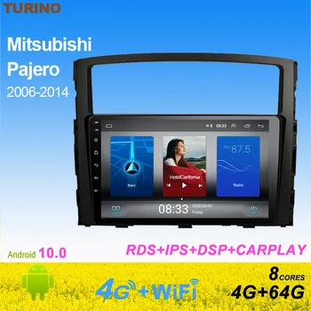 

TURINO 9' IPS Android10.0 car radio Multimedia player dvd gps navigation For Mitsubishi Pajero 2006 2007 2008 2009 2010-2014