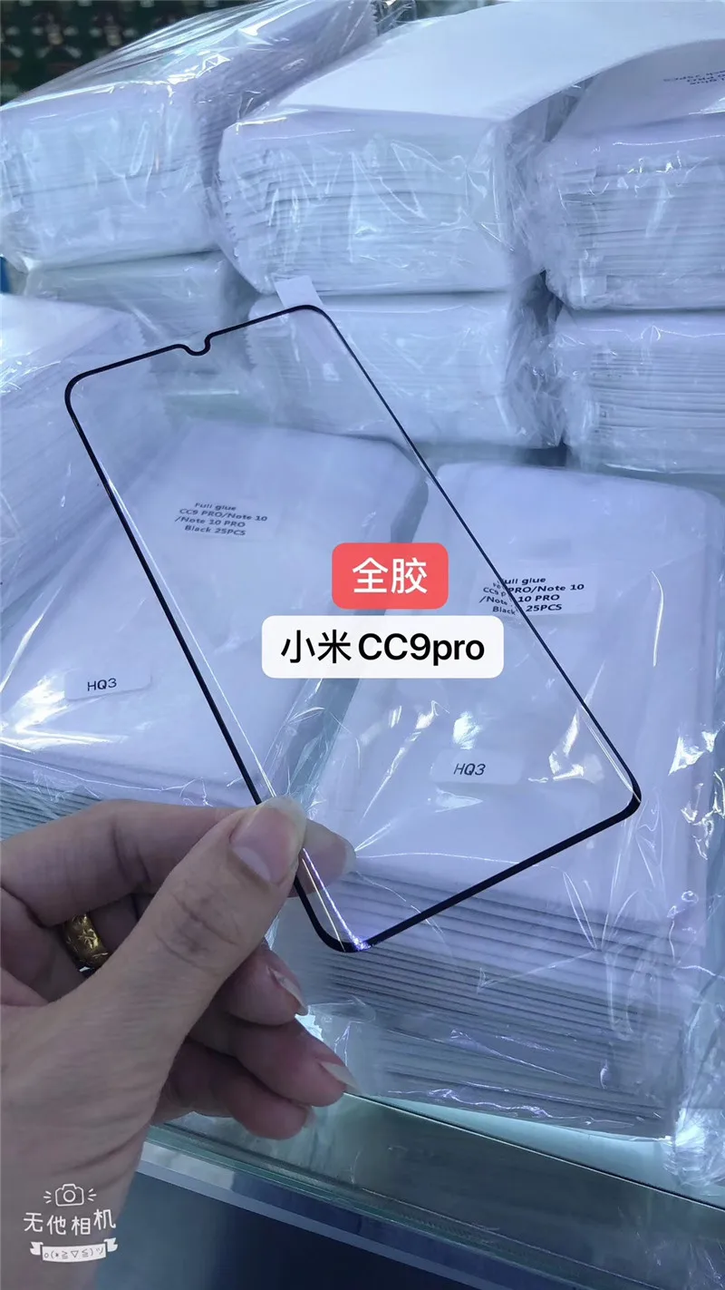 10 шт./лот 3D полный Клей закаленное стекло для xiaomi CC9 pro полный клей экран протектор пленка для xiaomi Note 10