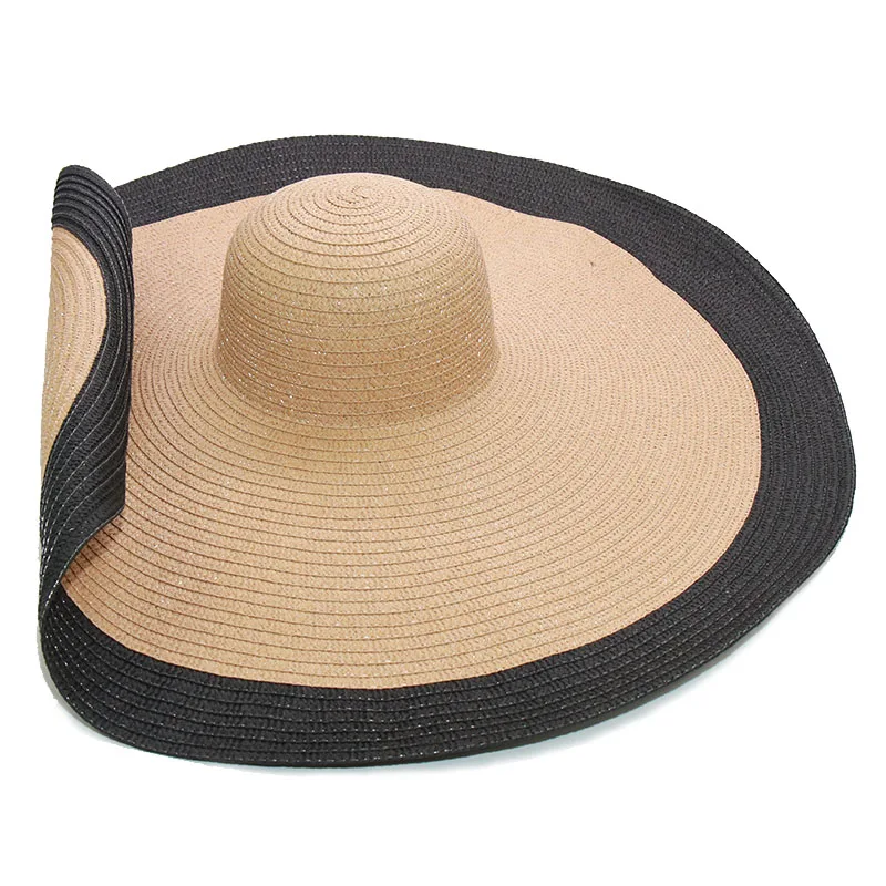 New Design Ladies Big Brim Hat For Beach 54-58CM . Sadoun.com