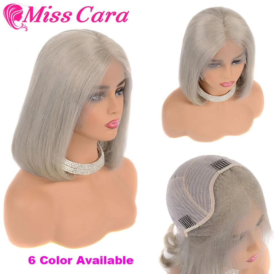 613#, серого и розового цвета; 1B/27 парики шнурка человеческих волос парики человеческие малазийские прямые парики Мисс Кара парики Remy