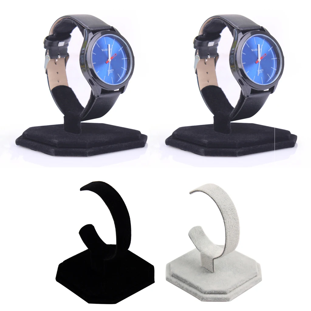 4Pcs Watch Jewelry Bracelet Display Stands Wristwatch Rack Showcase for Home Store Decoration