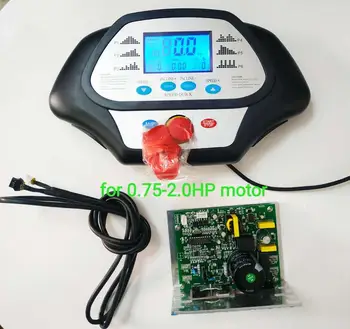 

Universal treadmill controller set with display panel and circult board for 1~4.0 hp DC motor Universal-treadmill-control-board