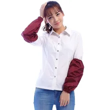 QZL домашняя очистка водонепроницаемые манжеты для мужчин и женщин Xt01 кухня длинные противообрастающие рабочие рукава нарукавник офис