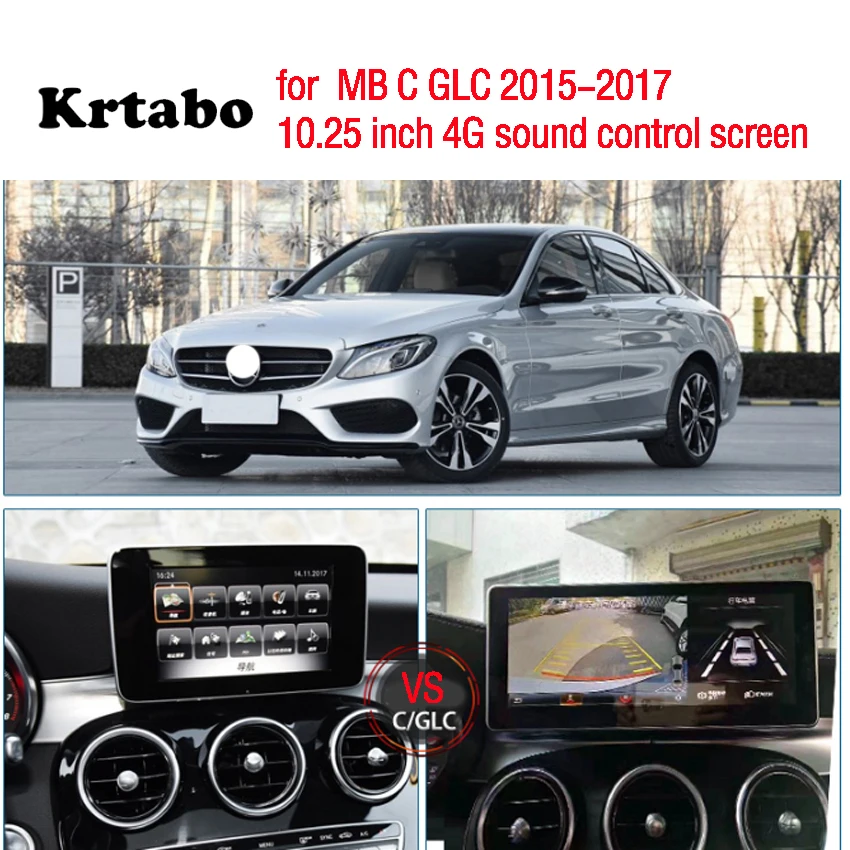 Discount Car radio Android multimedia audio player For Mercedes Benz C GLC inch touch screen GPS Support Carplay 0