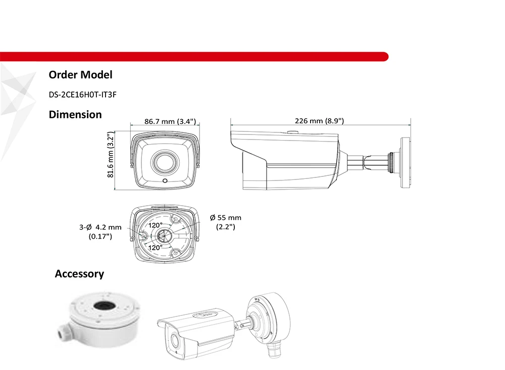 HIKVISION международная версия DS-2CE16H0T-IT3F Turbo HD 5MP ИК Пуля камера переключаемый TVI/AHD/CVI/CVB IP67 водонепроницаемый