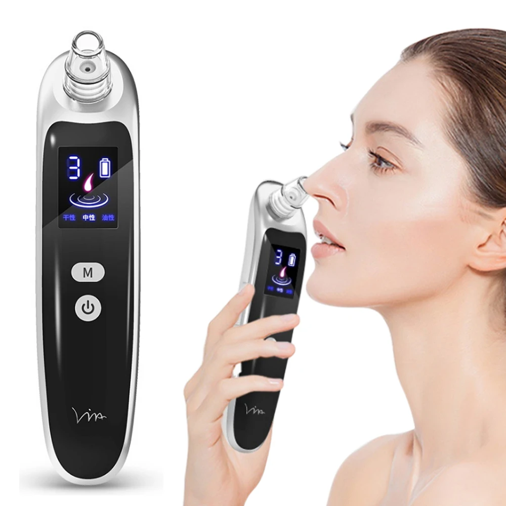 

DIDIHOU Electric Acne Blackhead Vacuum Cleaner Pore Skin Care Tools Nose Face Deep Cleansing Suction Cleansing Suction Machine