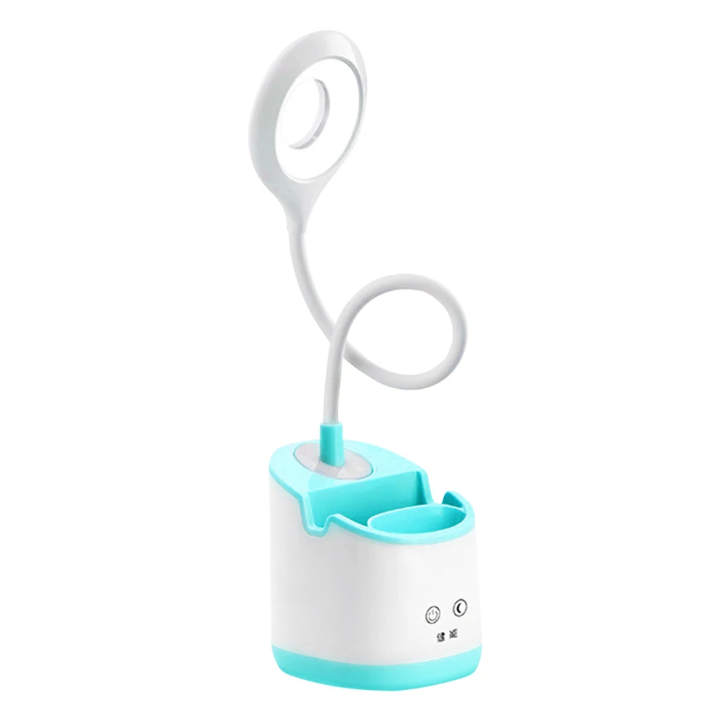 Чтение с держателем ручки ночника спальня USB Plug In Touch сенсор прикроватная диммируемая перезаряжаемая светодиодная детская настольная лампа