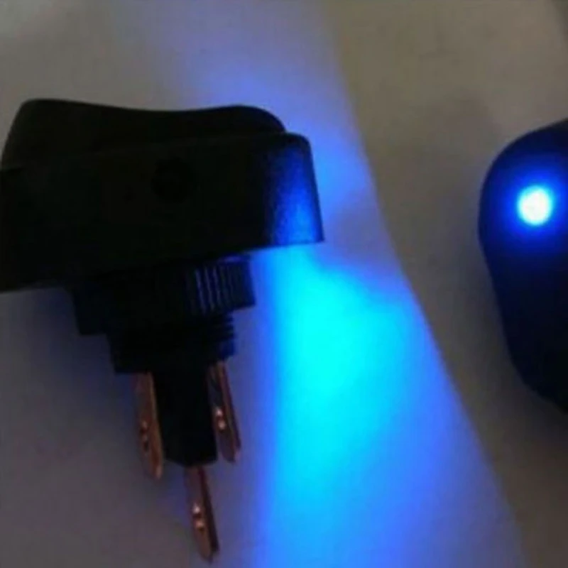 12V 30Amp 30A Heavy Duty Blue LED OFF/ON Rocker Switch Car Boat Marine