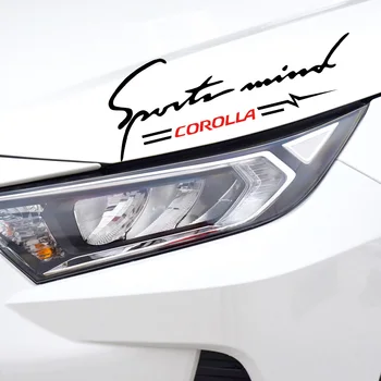 

Car styling Sticker Headlight Hood Reflective Decals Decor Sticker for Toyota Corolla Camry RAV4 accessories