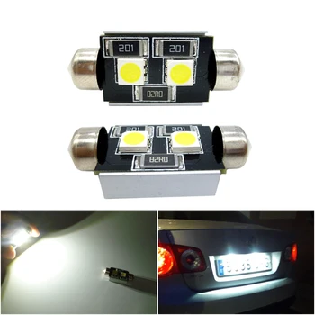 

2pcs 36mm Festoon C5W Led Canbus Bulb Error Free License Plate Light for BMW E46 E36 E90 E60 E61 E91 F10 F11 X5 E53 M F20 X3 E87