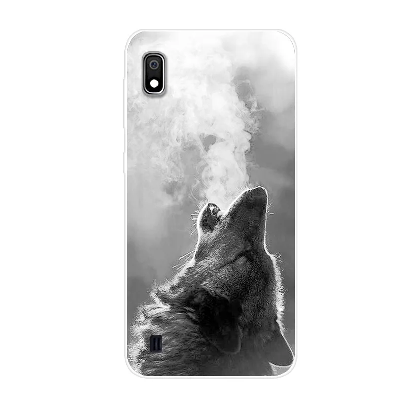 Чехол для Samsung A10 A10S мягкий силиконовый чехол накладка на заднюю панель телефона