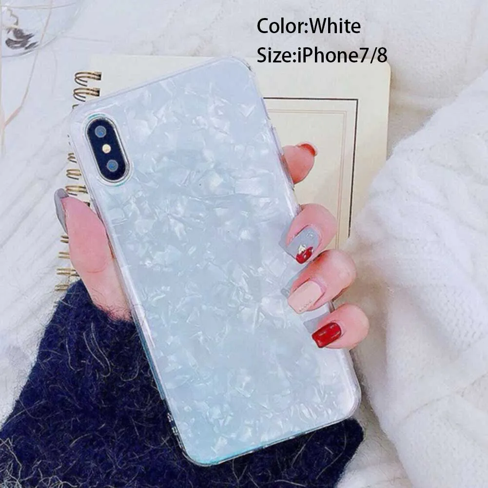 iPhone 7 8 Ракушка для телефона чехол для iPhone 6 6S 7 8 Plus X задняя крышка милые Чехлы забавная оболочка OUJ99 - Цвет: iPhone 7 8
