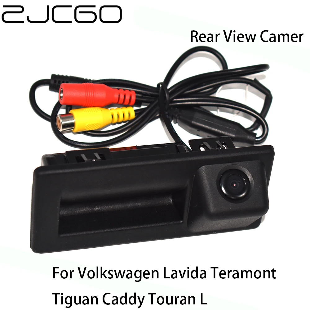 ZJCGO HD CCD Автомобильная камера заднего вида для парковки, водонепроницаемая камера для Volkswagen Lavida Tiguan Caddy Touran L