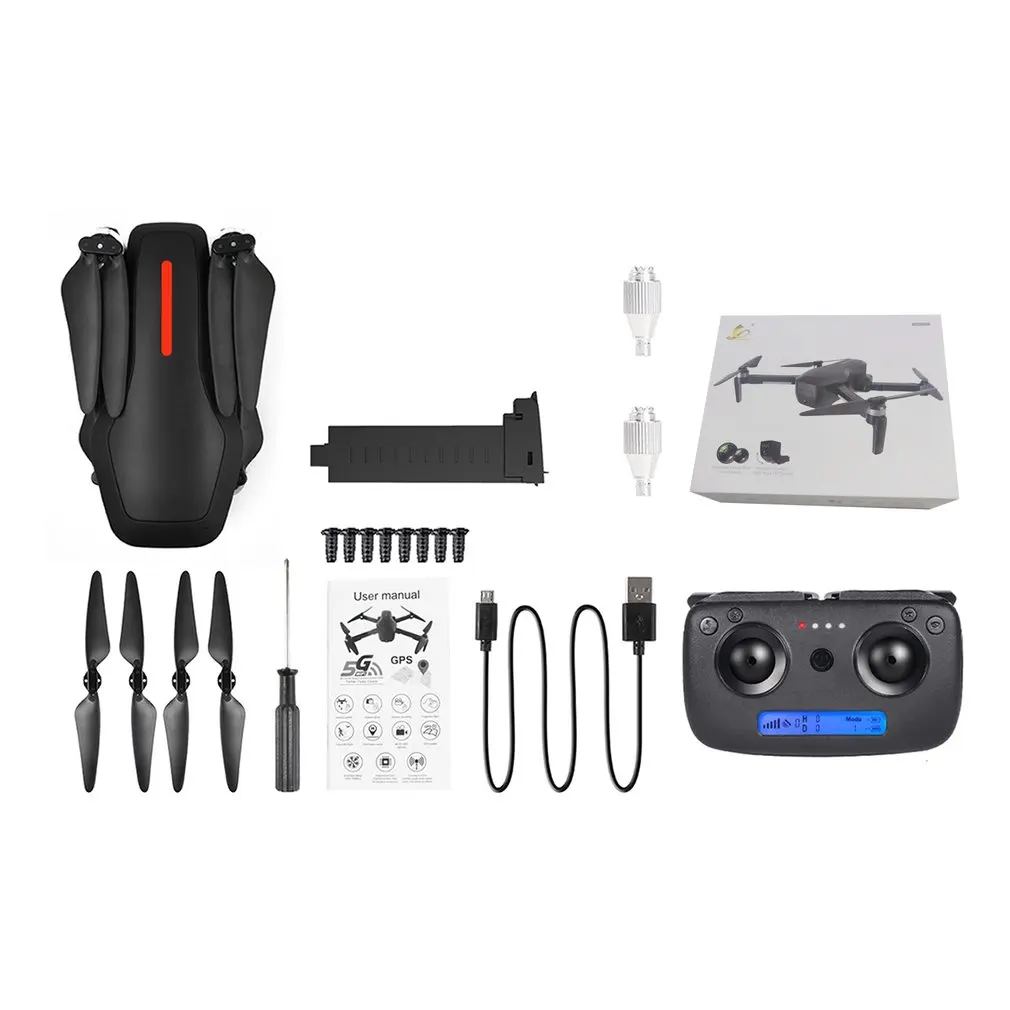

X193 Foldable RC Drone GPS 5G WIFI FPV Drone With Selfie 4K 1080P Ultra HD Camera RC Helicopter Aircraft RTF VS SG906 CSJ-X7
