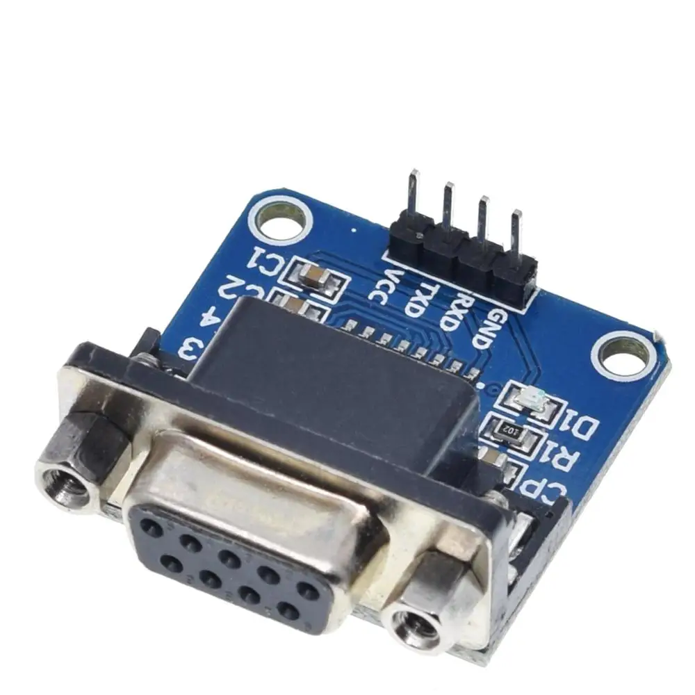 MAX3232 RS232 в TTL модуль преобразователя последовательного порта DB9 разъем MAX232 для